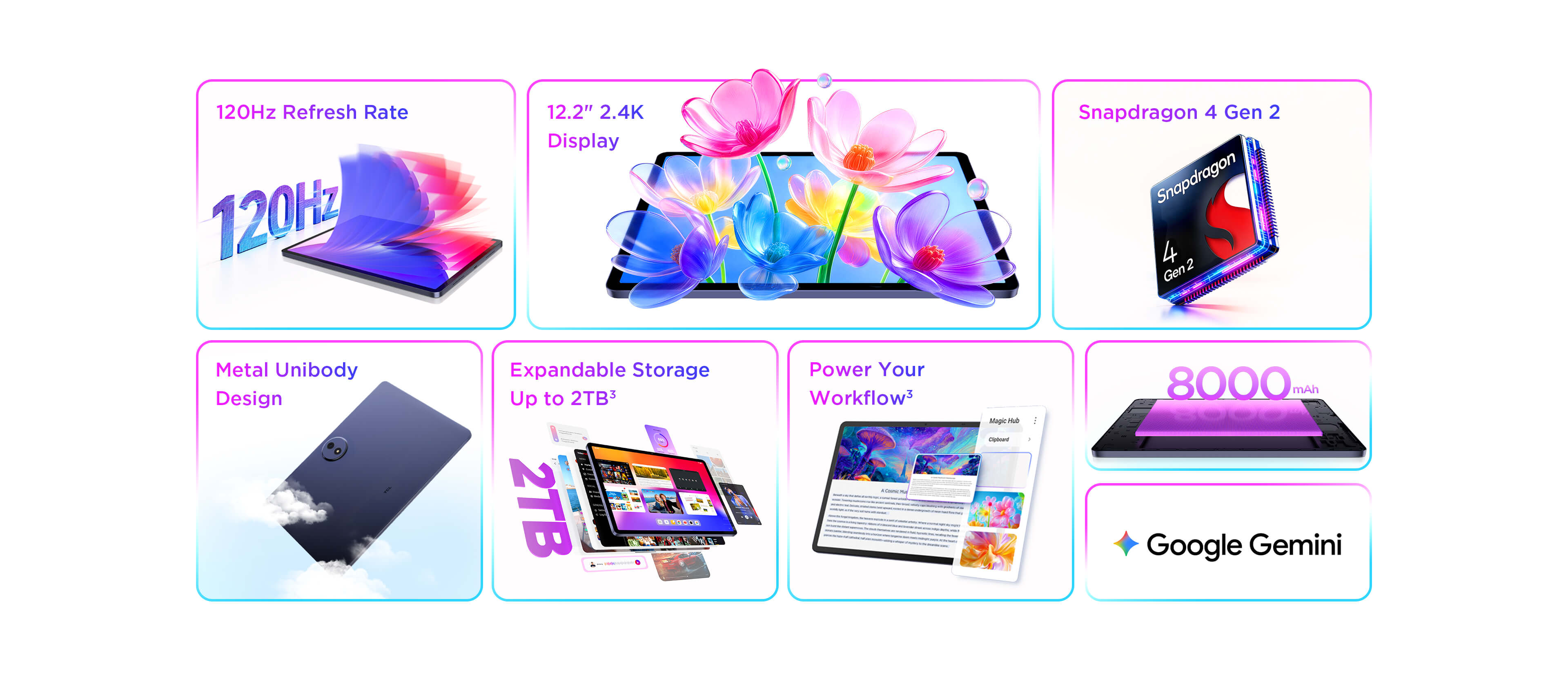 TCL TAB 10 Gen 4 Tablet Top Feature