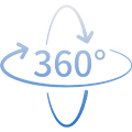 <br>Enhanced 360° coverage