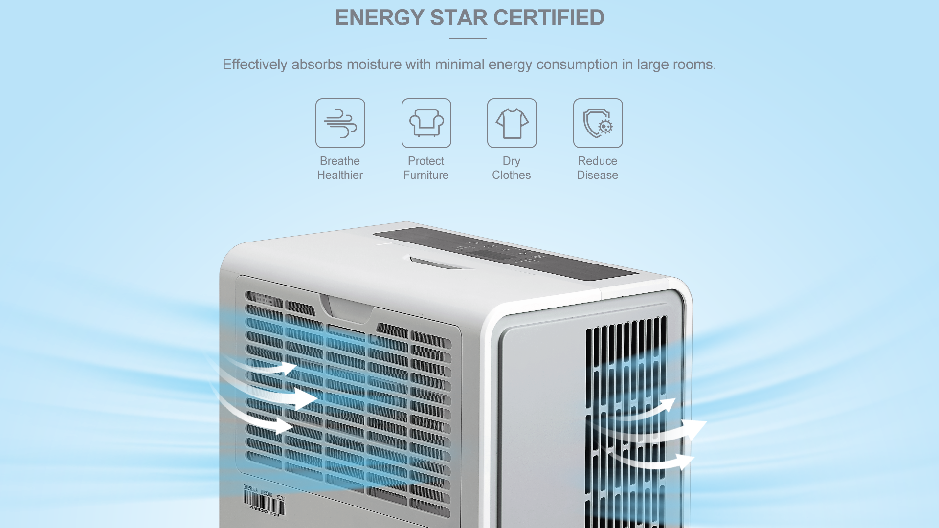 TCL dehumidifier DEM 28LE features