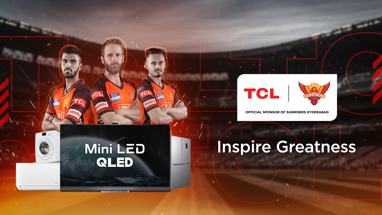 TCL Partners with Sunrisers Hyderabad for the Third Time in a Row