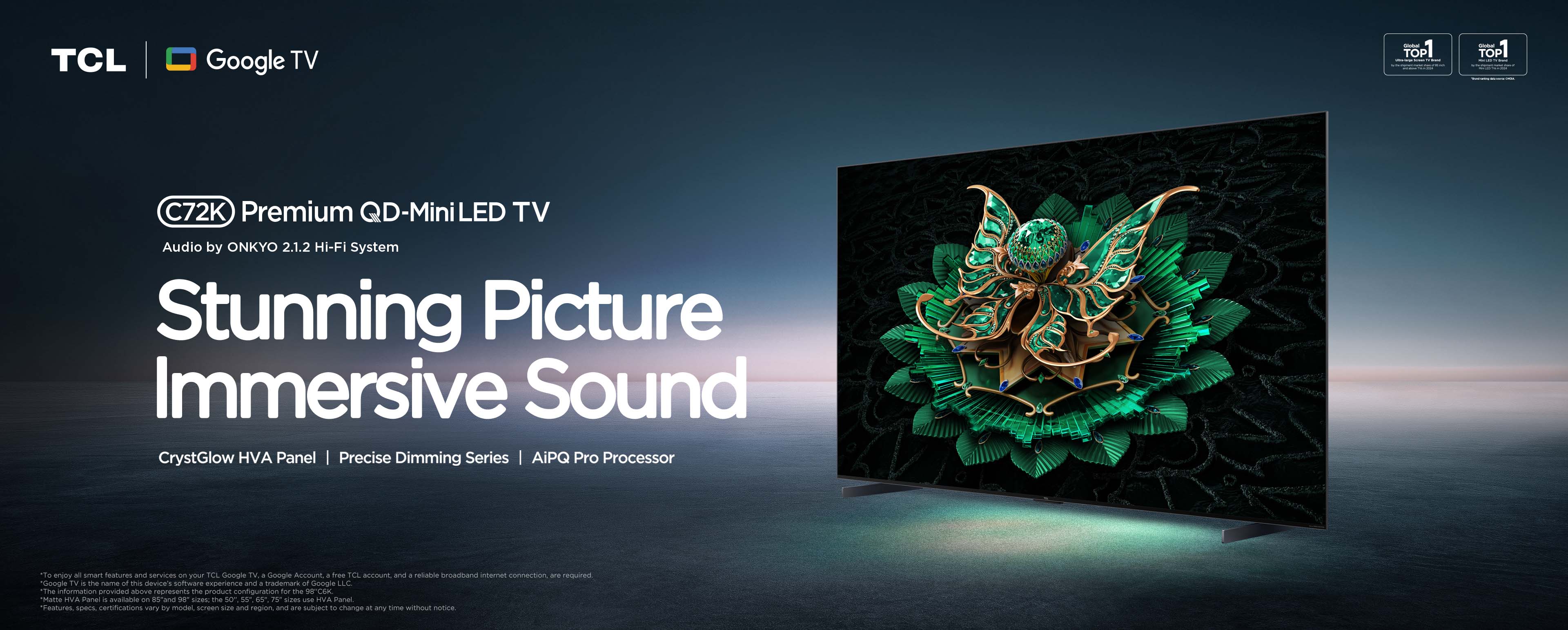 TCL TV C72K Premium QD-MiniLED TV