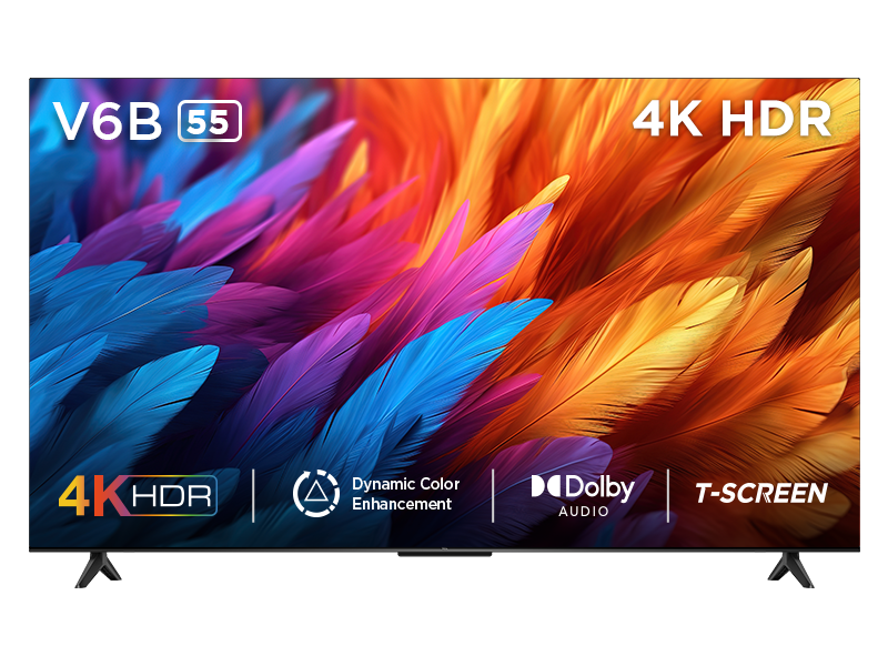 【カノア】TCL 55V6B 55インチ 4K UHD テレビ TCL 55V型 4K 液晶 テレビ 55V6B 2024年モデル | 家電の小部屋