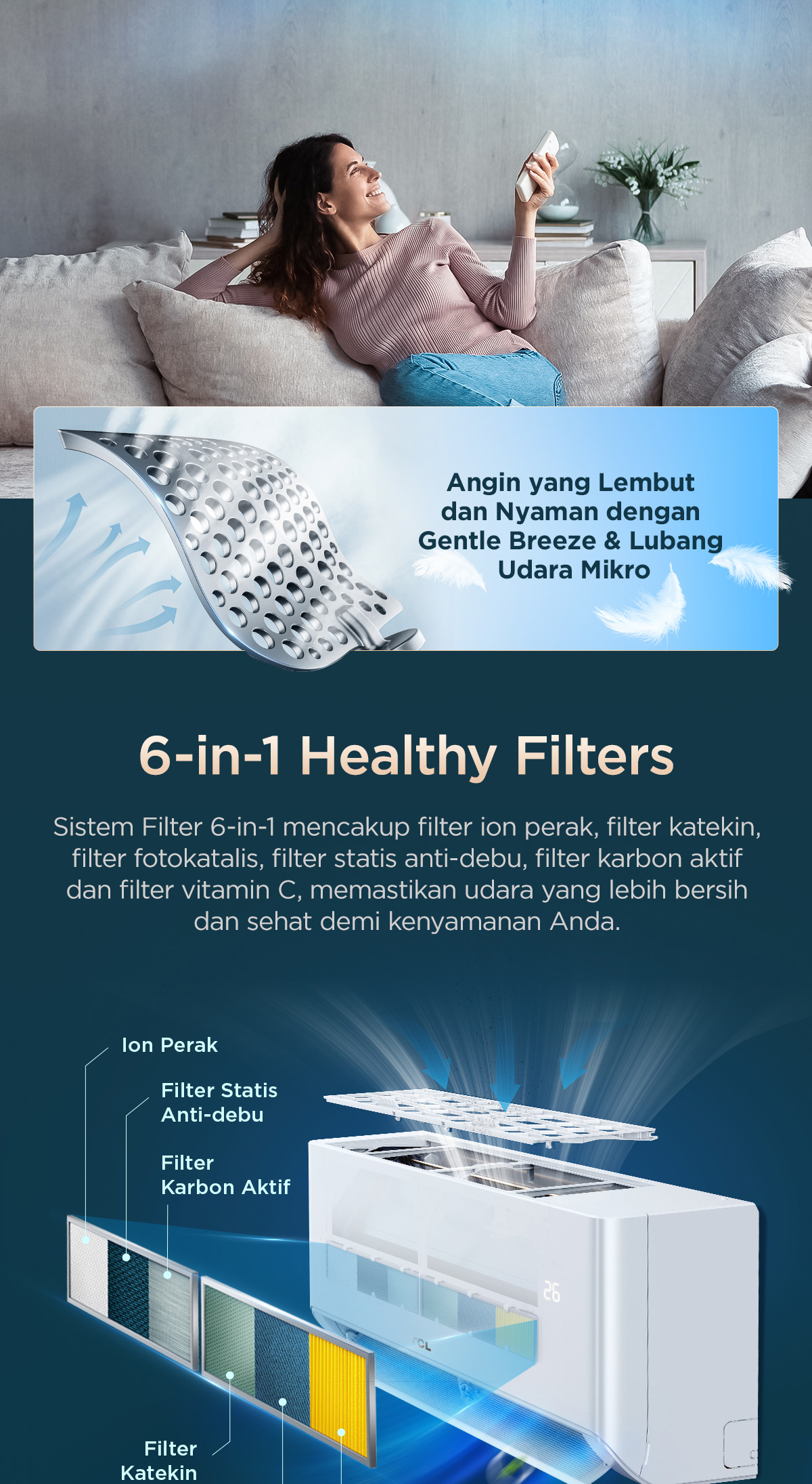 Top banner of  BreezeIN 2.0 Air conditioner