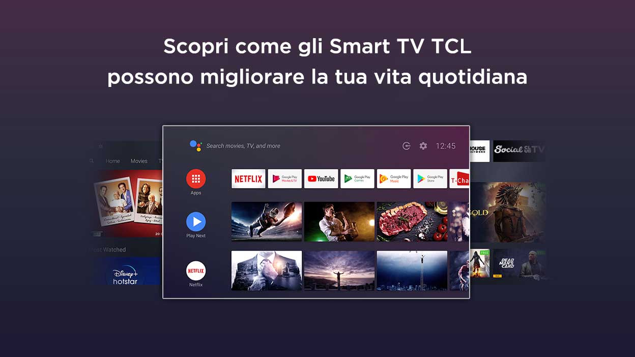 Scopri come gli  Smart TV TCL possono migliorare la tua vita quotidiana 