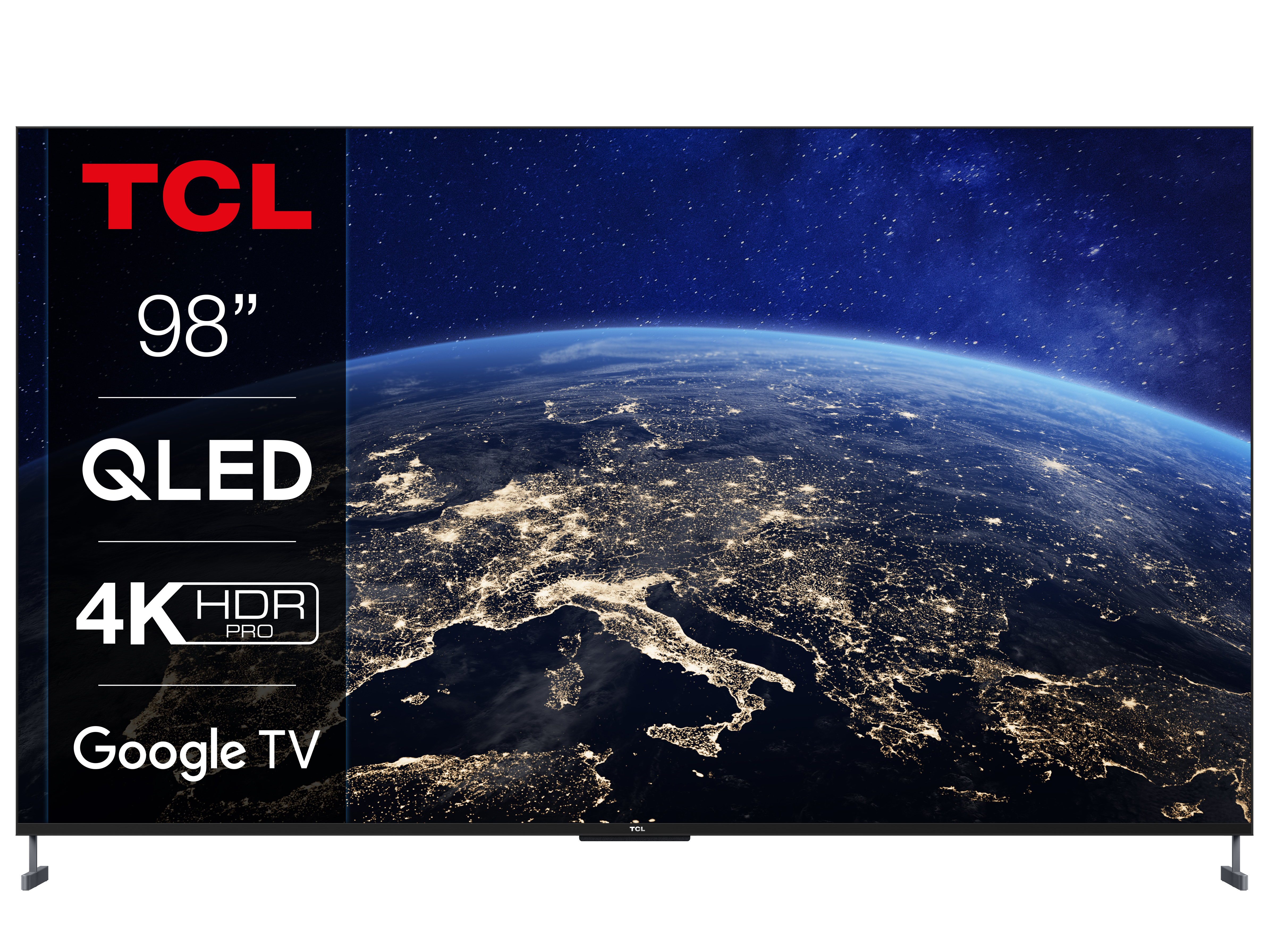 TV 98” 4K QLED 120Hz con Google TV e Game Master Pro
