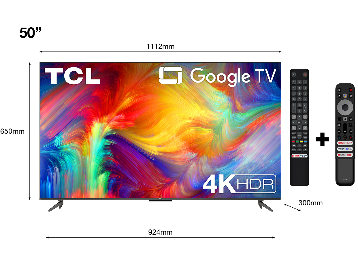 TCL Serie P73 - TV Nanotecnologia WCG 4K - Google TV - TCL Italy