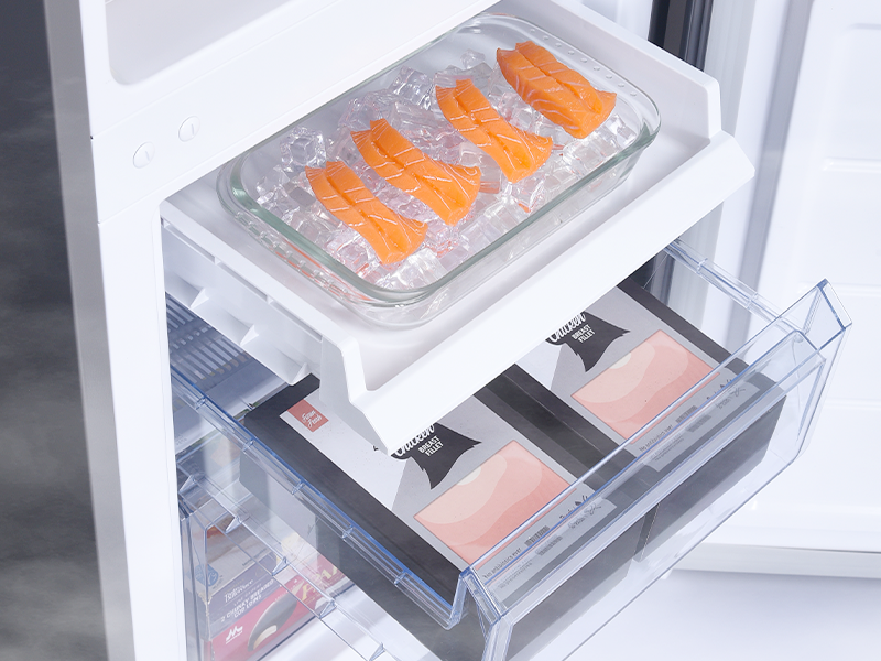 引き出し式冷凍室
