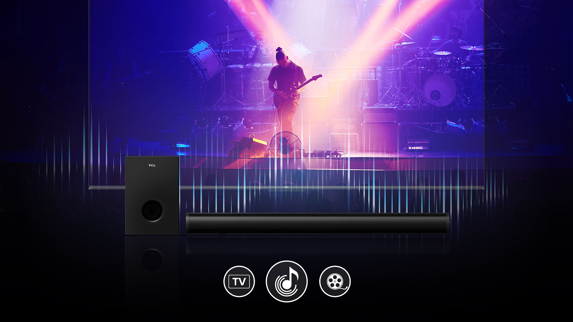 TCL サウンドバー S522W TCLサウンドバー-ワイヤレスサブウーファー付き-S522Wシリーズ-TCLジャパン