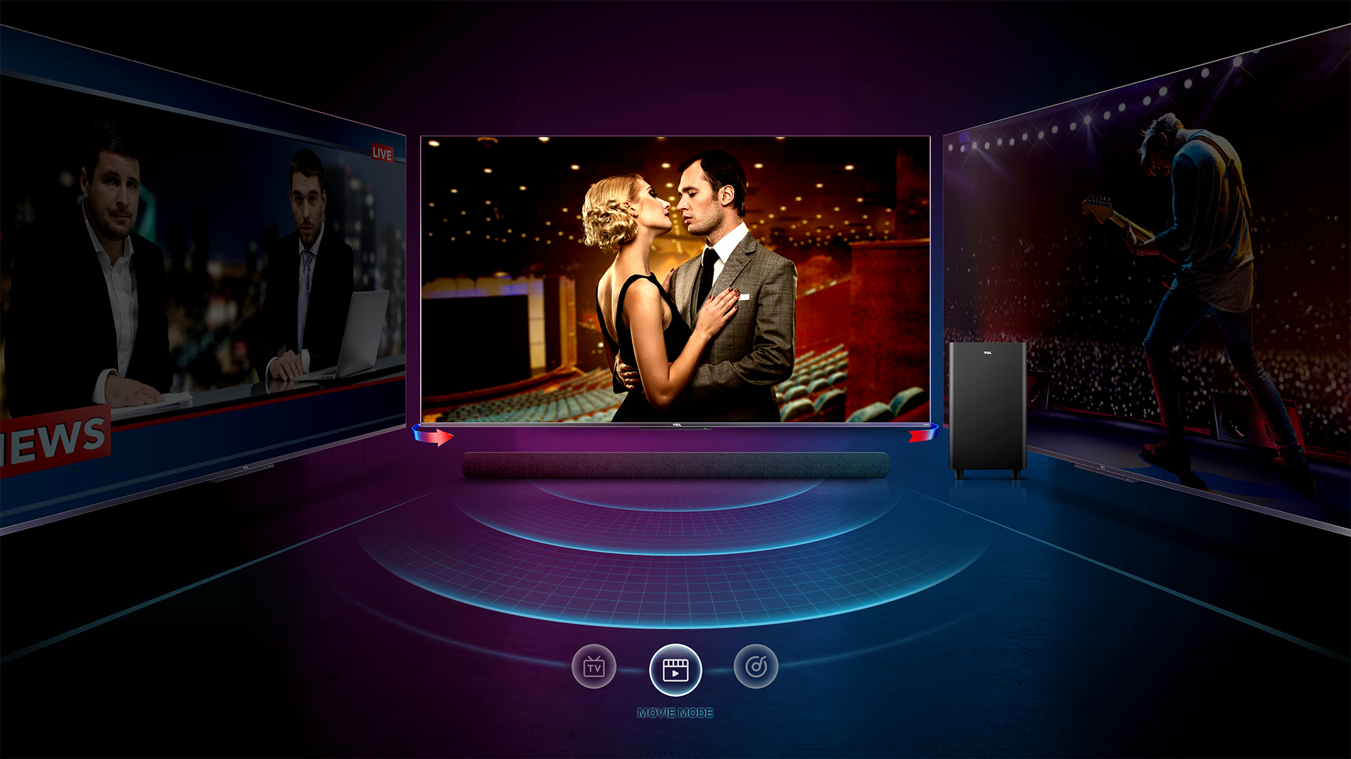 TCLサウンドバー-Dolby Atmos-TS8212シリーズ-TCLジャパン