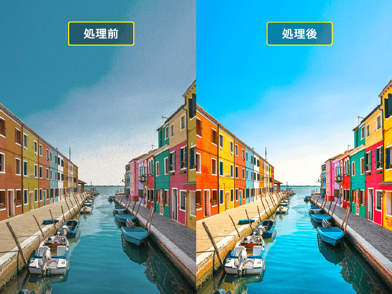 TCL C745 精細感の復元