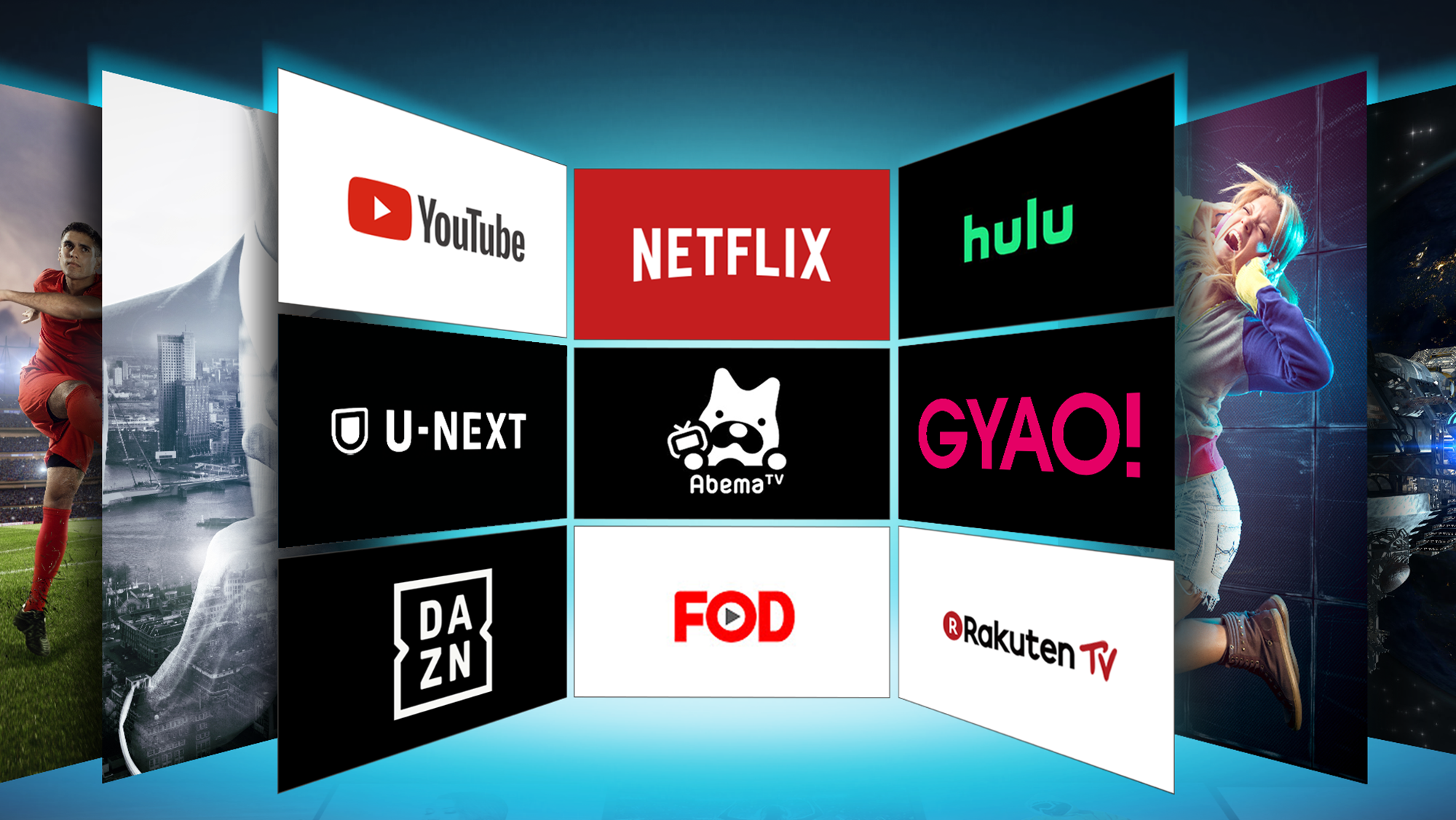 TCL p815 online video services