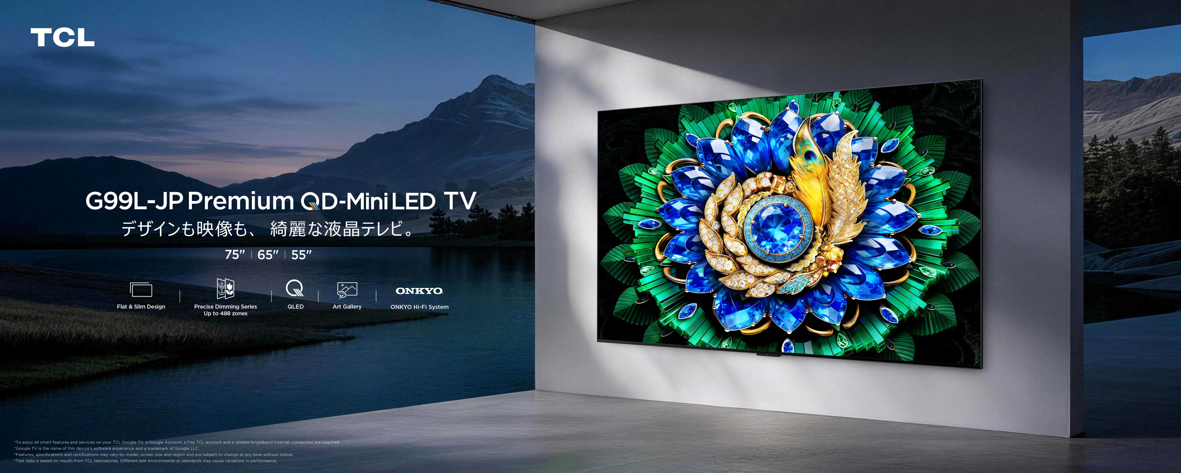 TCL A400M Premium QD-MiniLED TV Key Visual