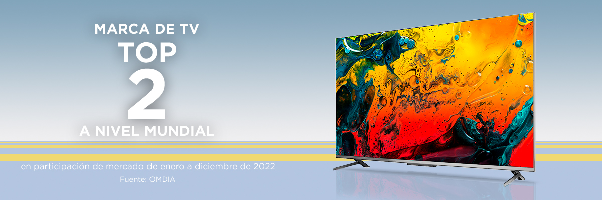 TCL se encuentra entre las 2 mejores marcas de televisores del mundo según OMDIA