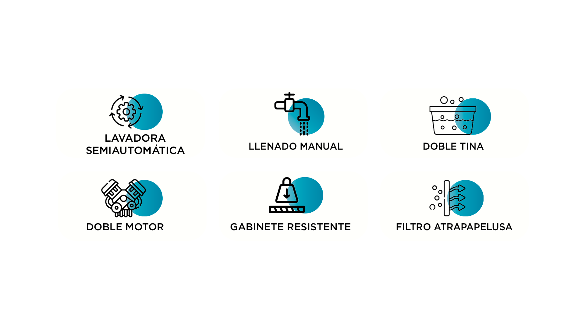 Lavadora Semiautomática TCL TWT14W de 14 kg 