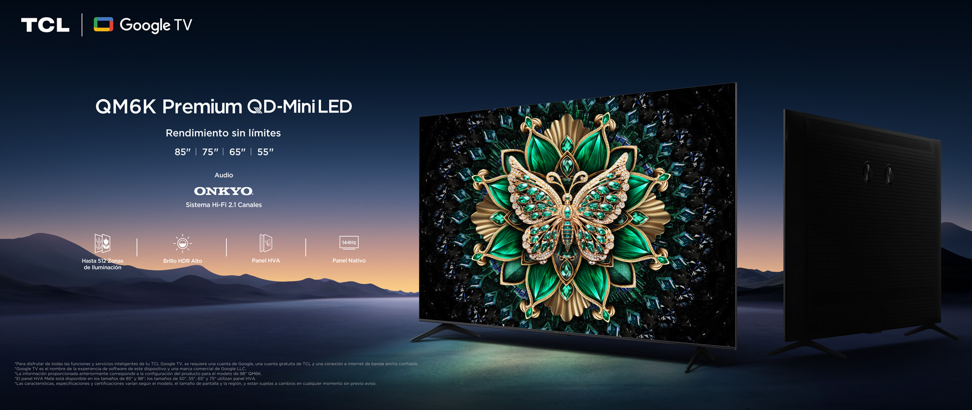 TCL TV QM6K Premium QD-MiniLED TV