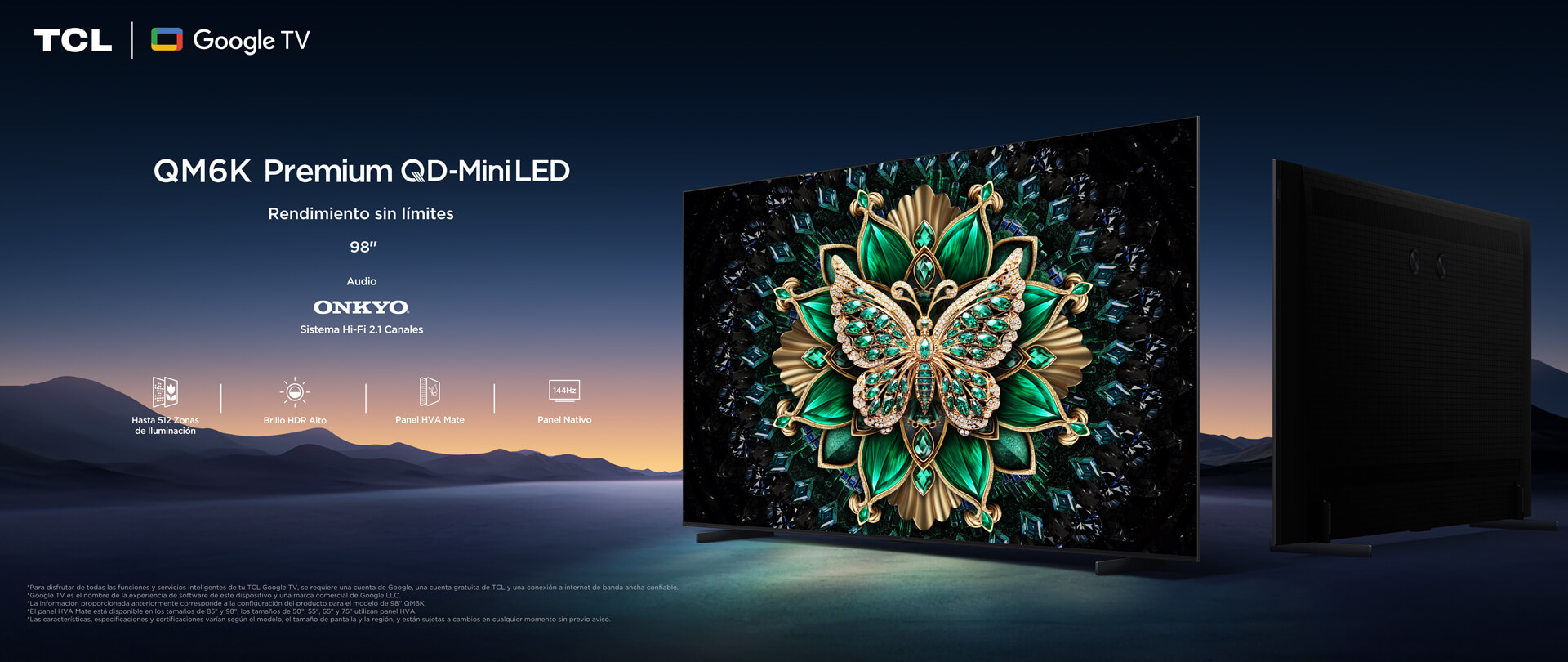 TCL TV QM6K Premium QD-MiniLED TV