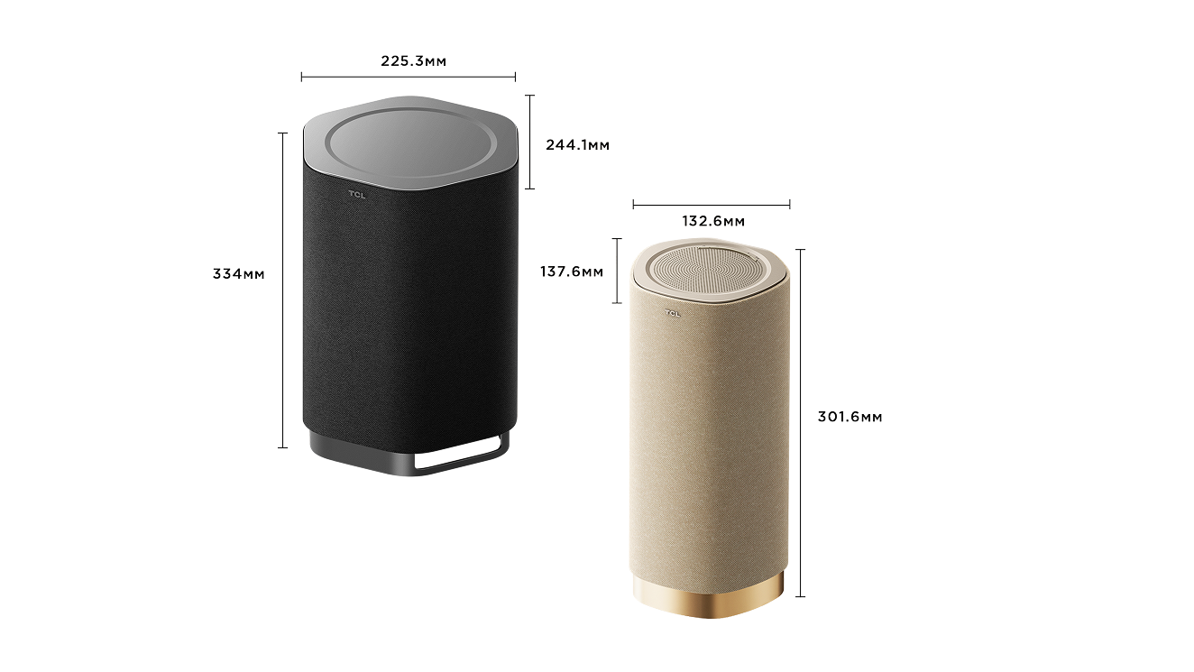 TCL Z100 Product size