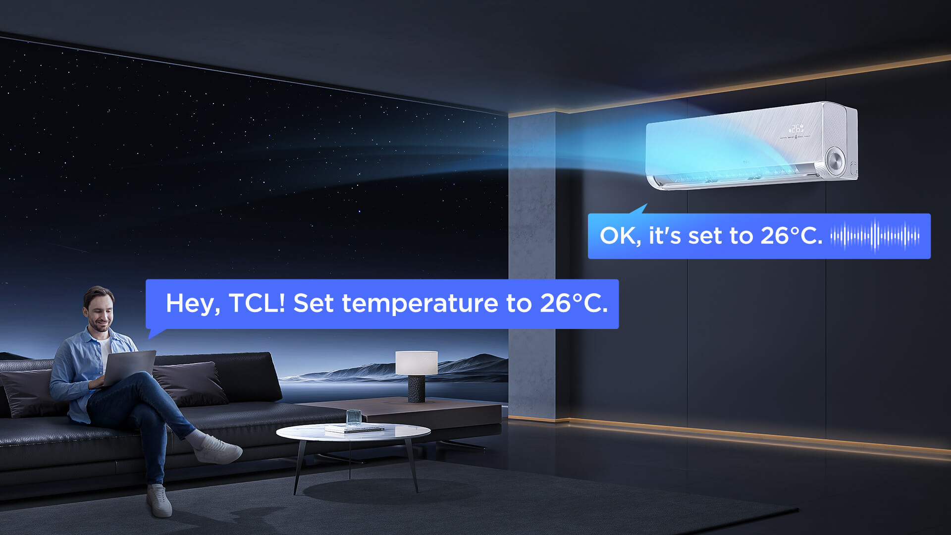 Fast cooling&heating of BreezeIN AC