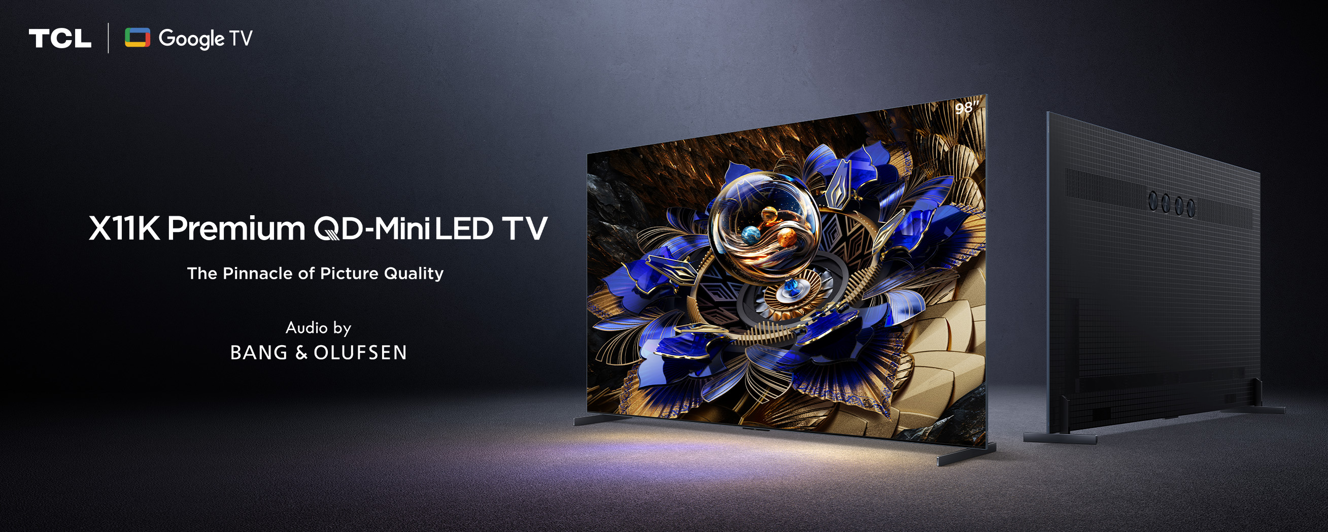 TCL X11K Premium QD-MiniLED TV's Key Banner