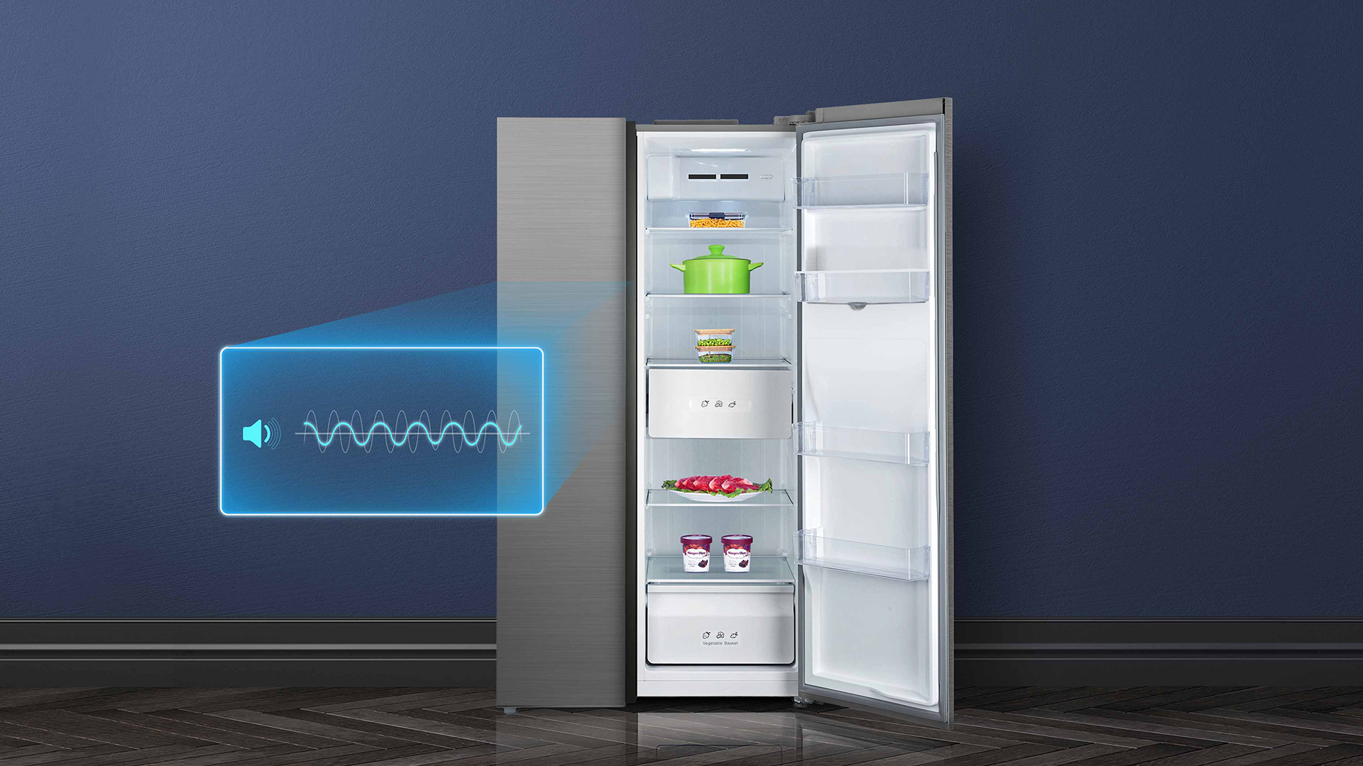 Hear sound from the right place in the scene