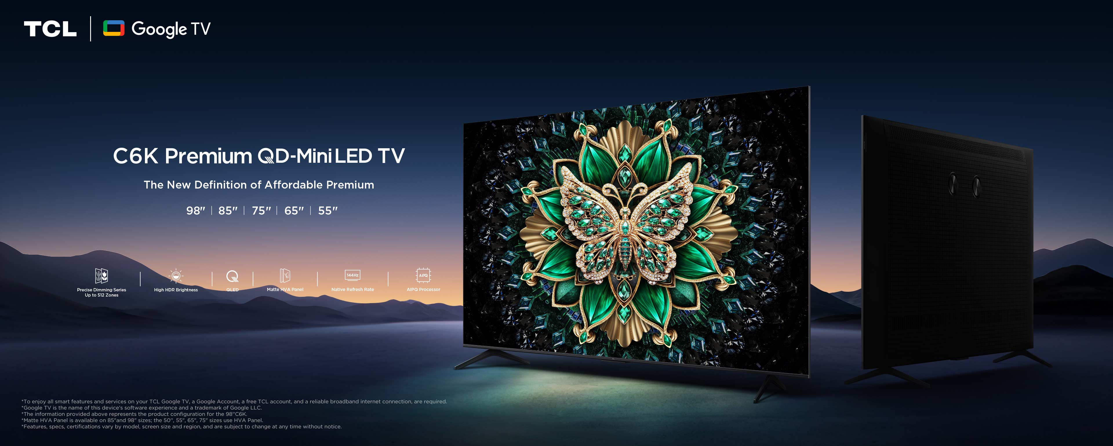 TCL TV C6K Premium QD-MiniLED TV