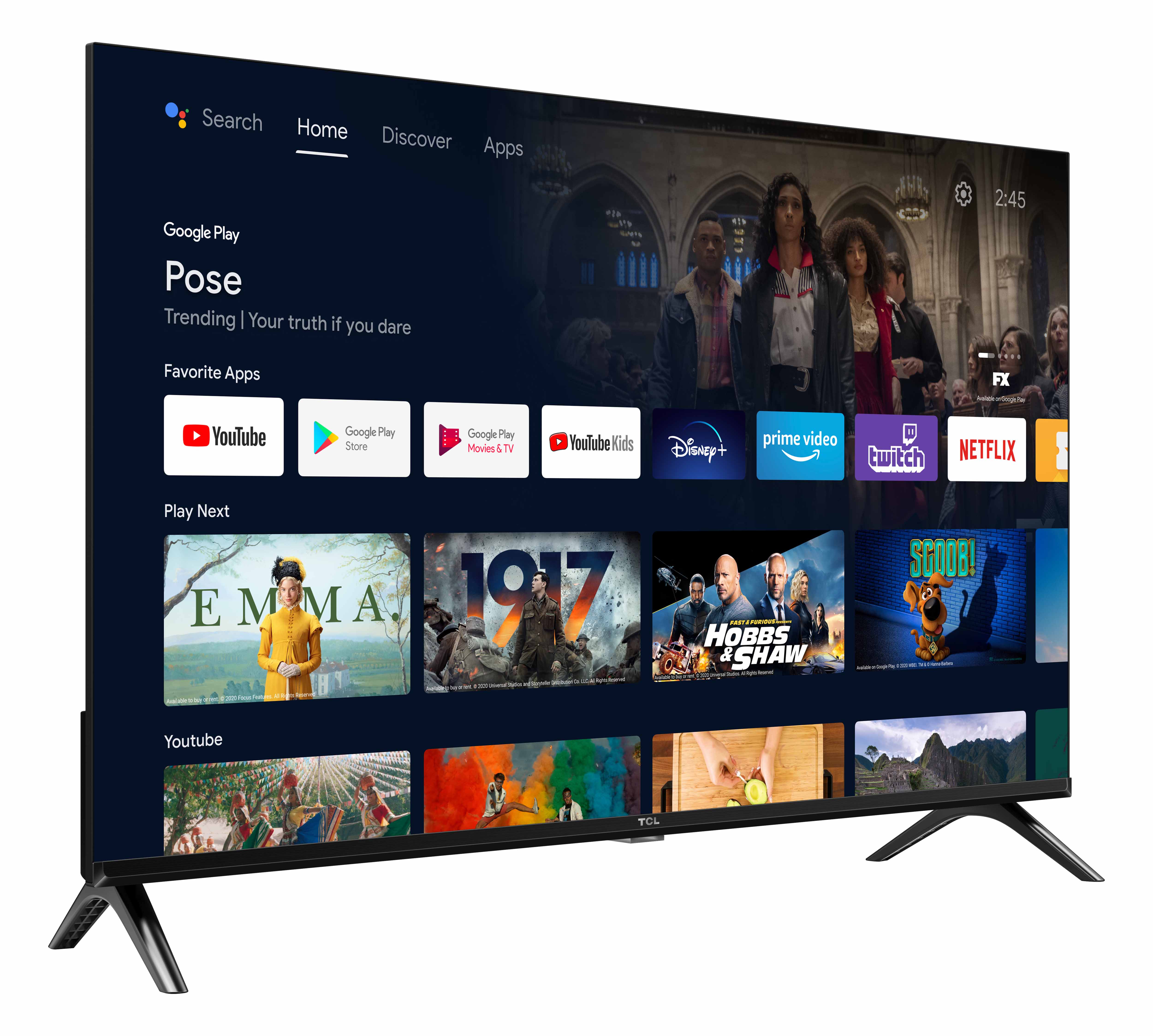 Frameless Full HD HDR TV with Android TV -32 inch TV - S5400AFK 