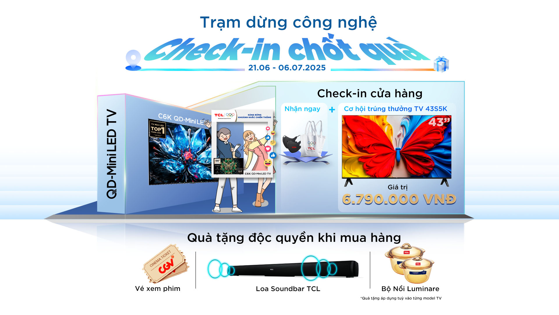 [TCL X-Station] Trạm Dừng Công Nghệ – Quà Xịn Deal Mê
