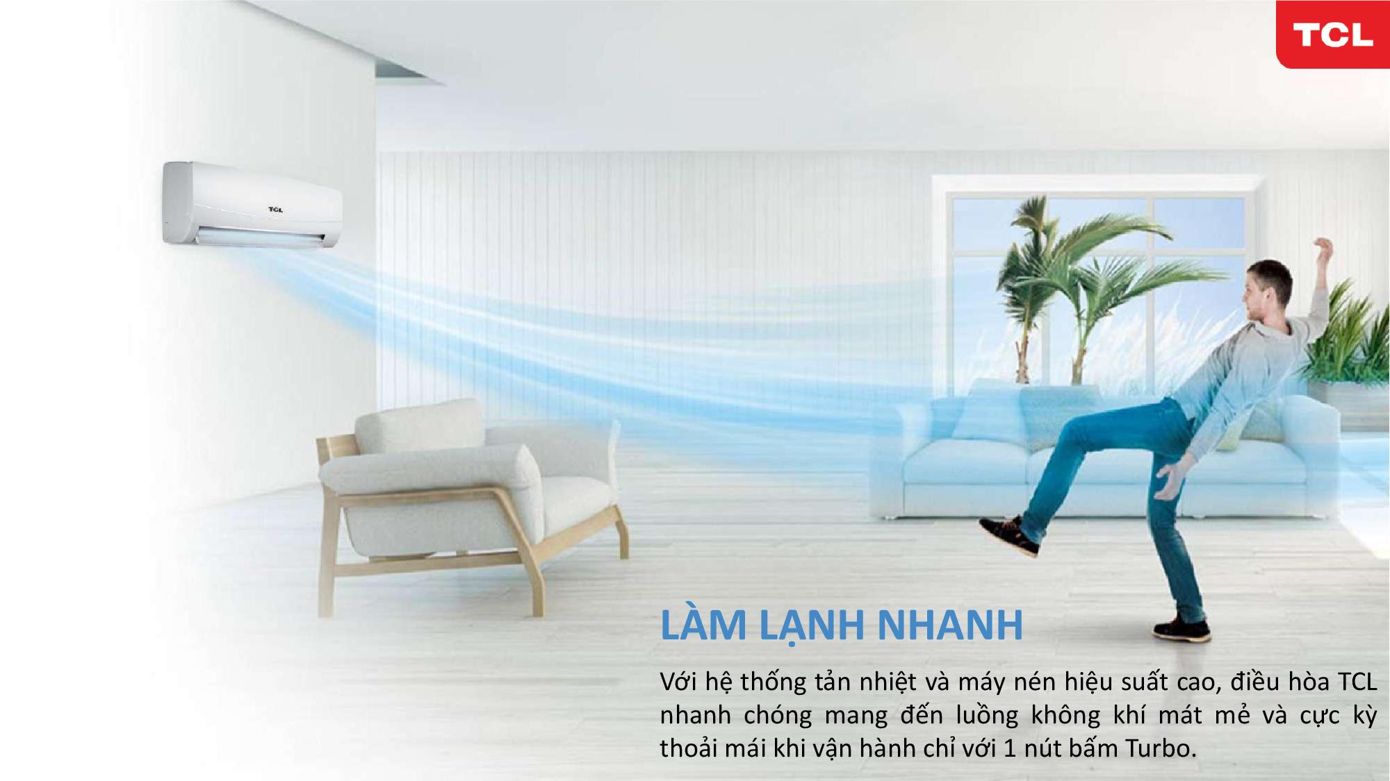 TCL AC xa66wi Quick cooling