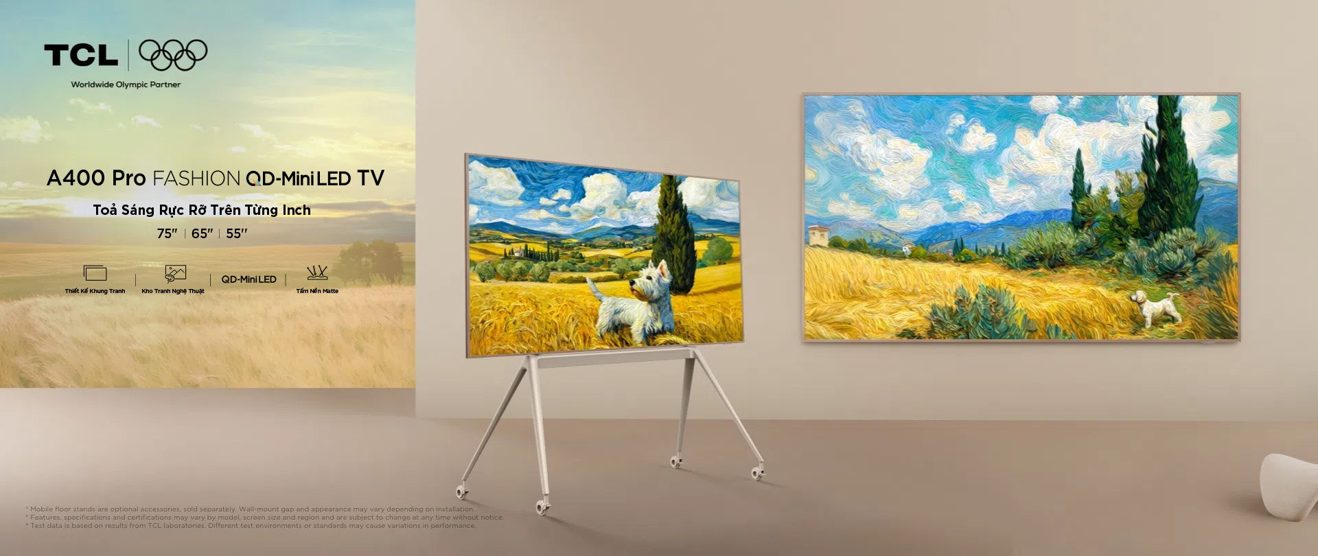 TCL A400 Pro NXTVISION TV Key Visual