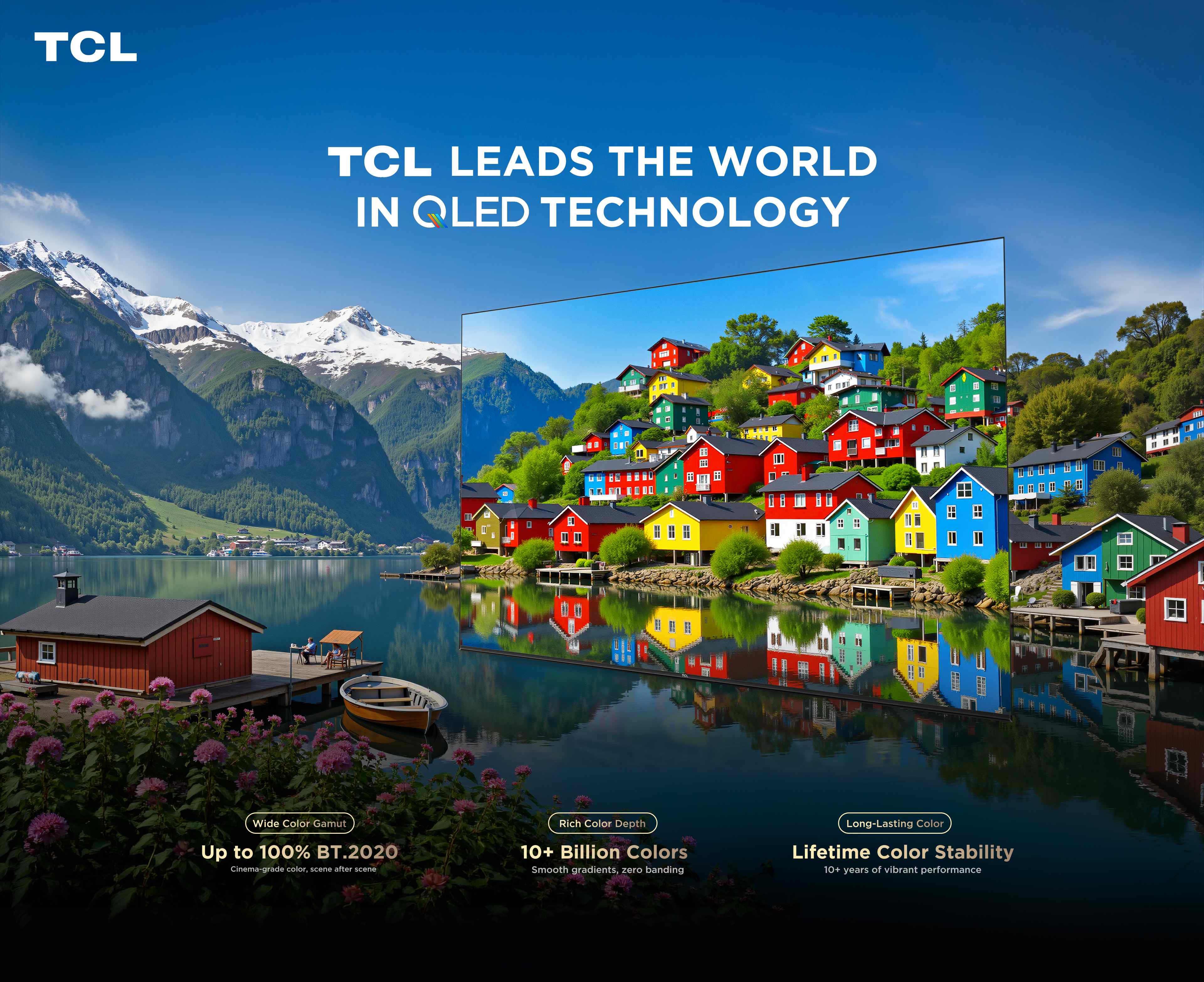 TCL QLEDテクノロジー | 量子ドットが生み出す広色域・高画質 | TCL JAPAN
