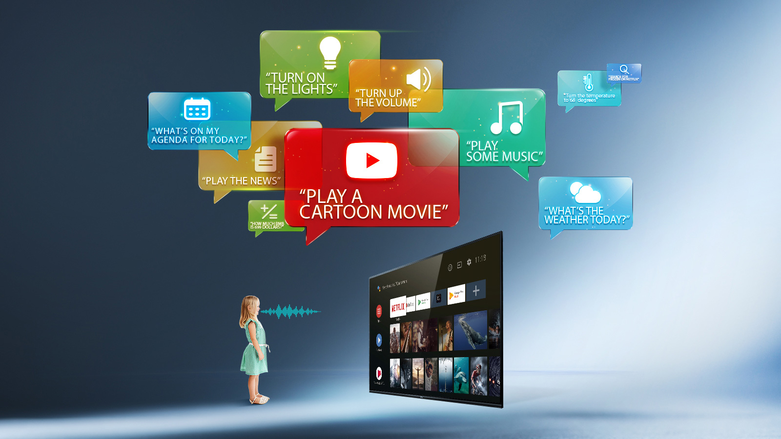 iFFALCON K61 TV Google Assistant