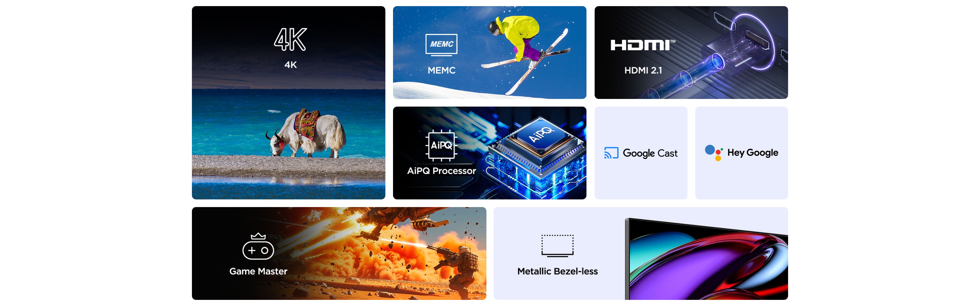 iFFALCON U64 4K UHD Google TV Top Characteristics