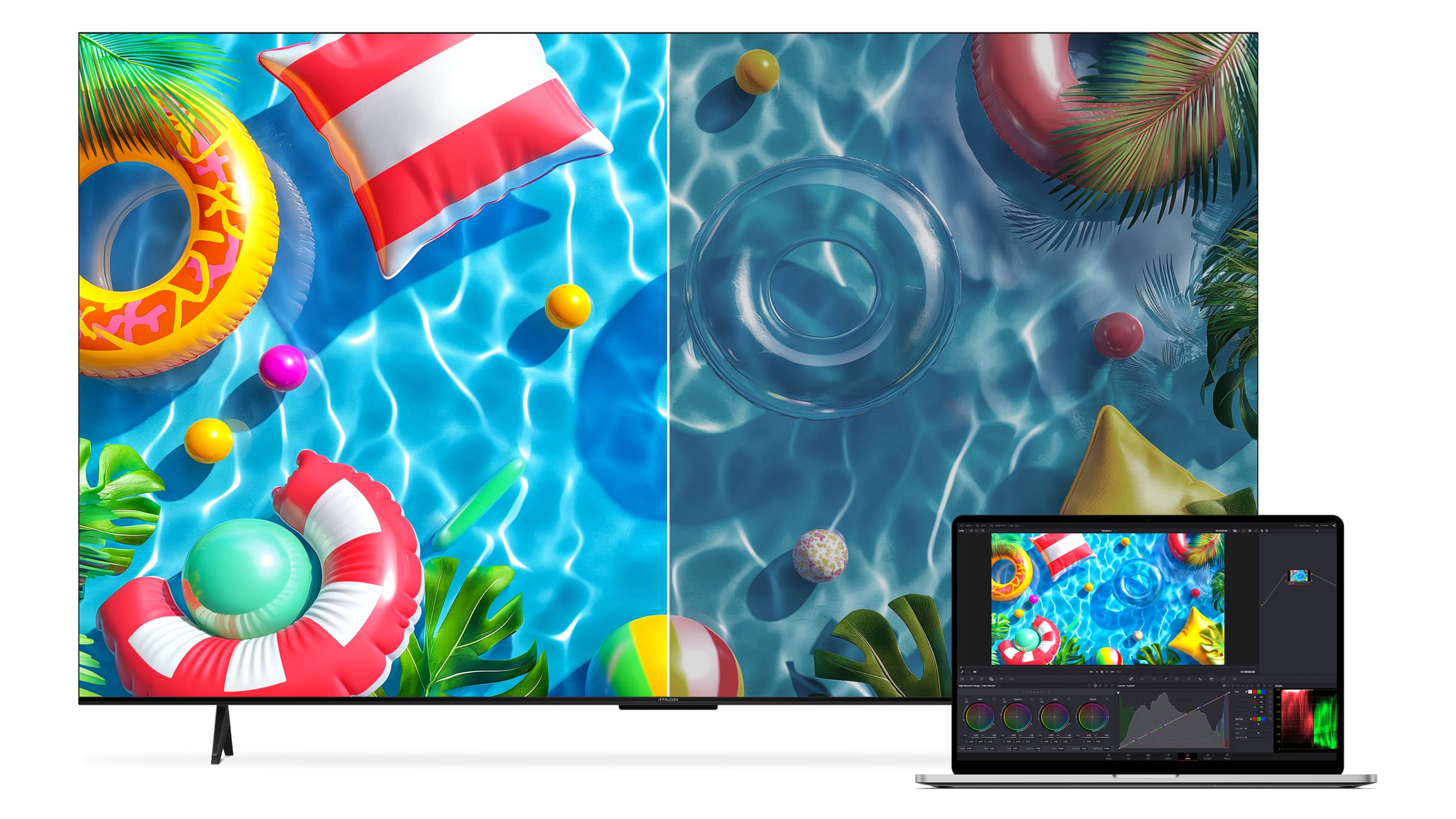 C655 TV Professional color accuracy of ΔE<0.99