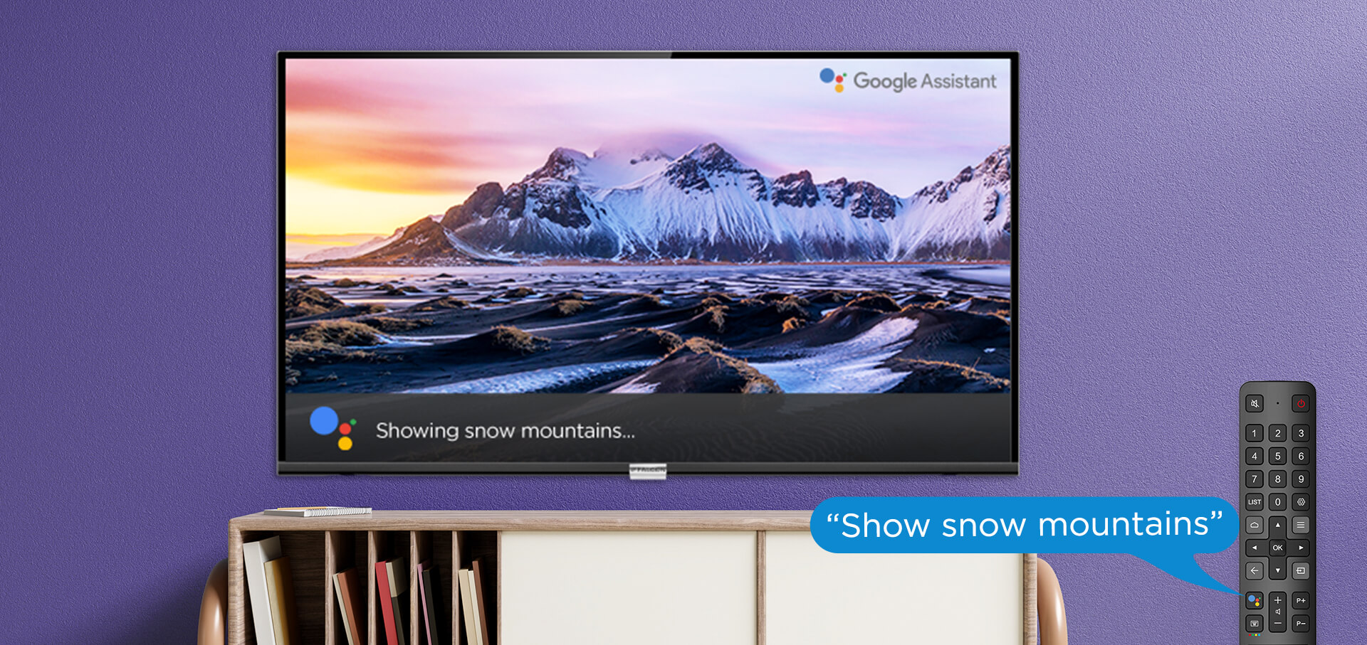 iFFALCON F52 TV Built-In Google Assistant
