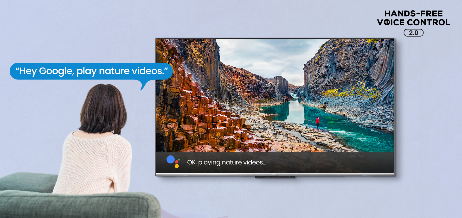 iFFALCON K72 TV Hands-Free Voice Control 2.0