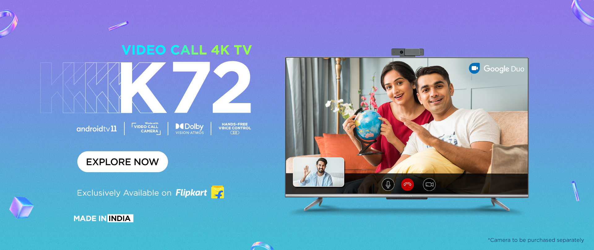 K72 Video Call 4K TV